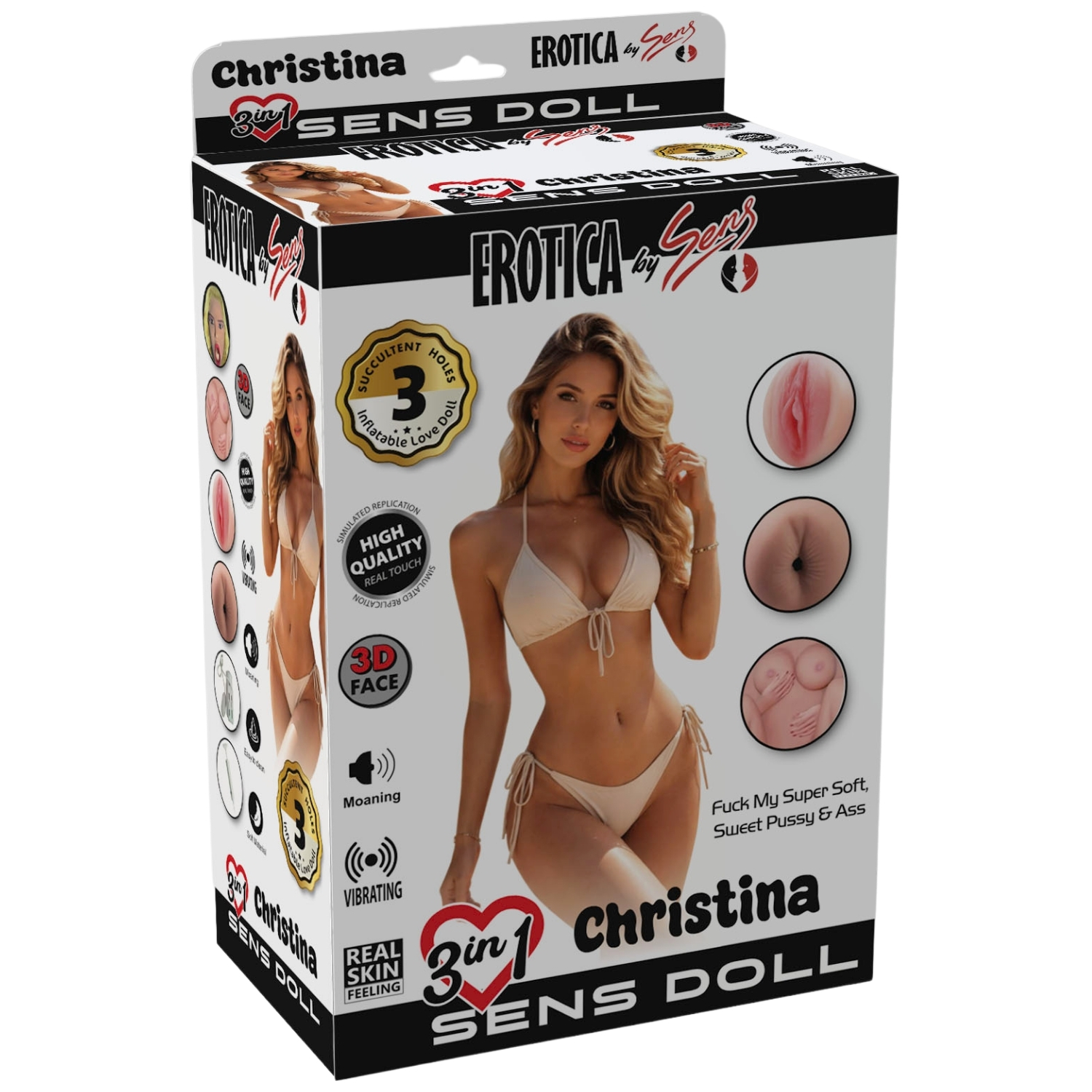 Christina - Sesli ve Titreşimli Göğüs Vaji...