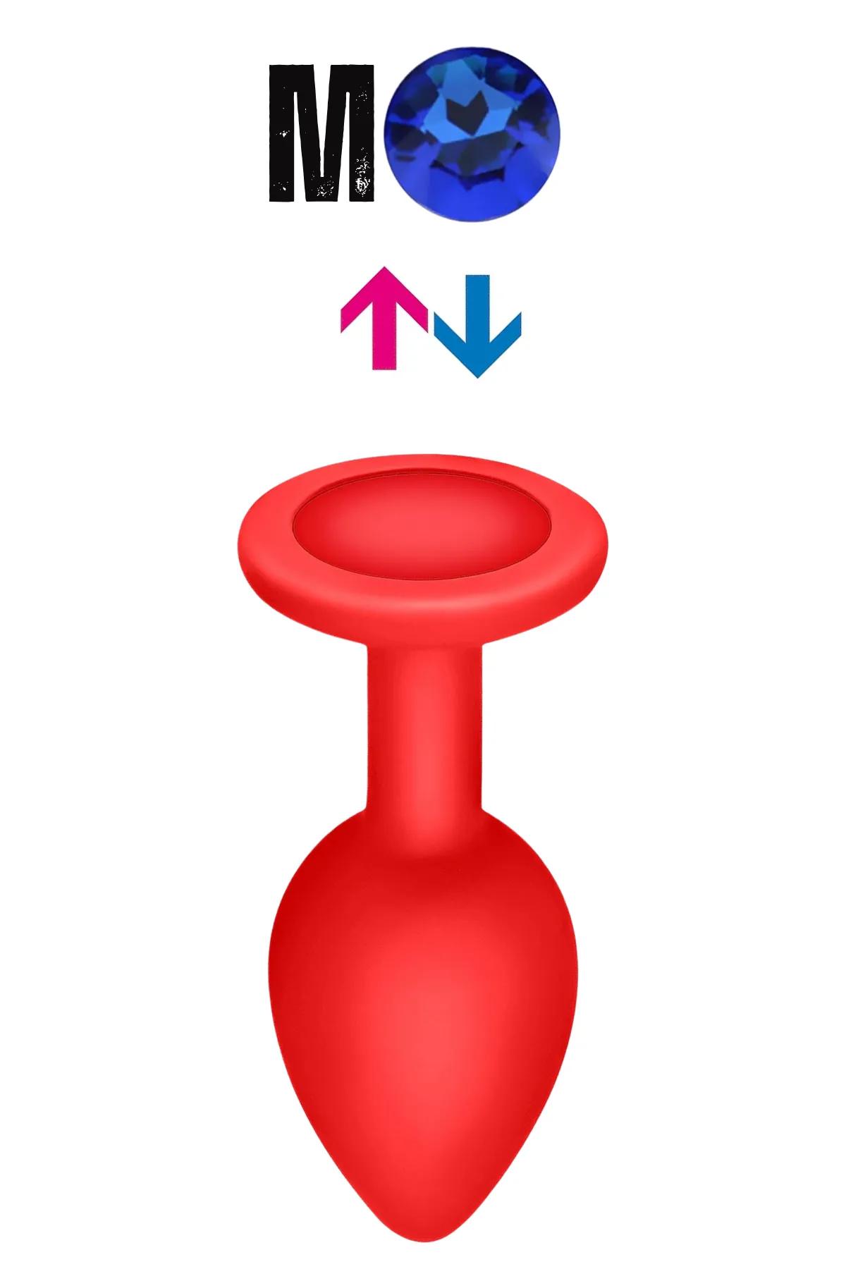 Çıkar-Tak Parlak Mavi Yuvarlak Mücevher Ta...