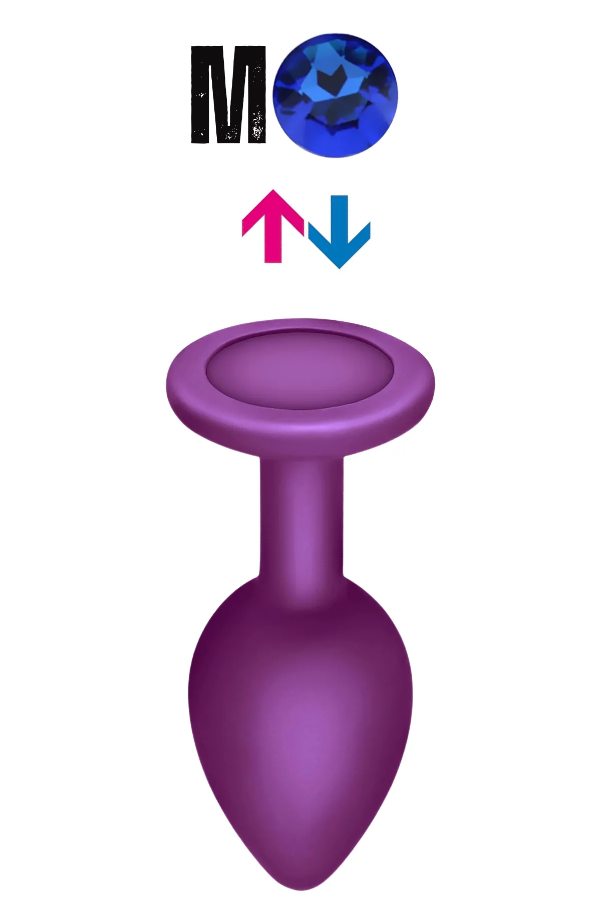 Çıkar-Tak Parlak Mavi Yuvarlak Mücevher Ta...