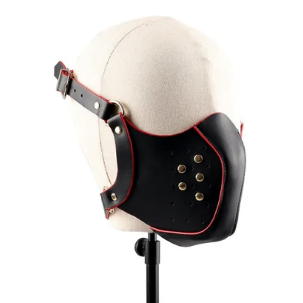 Cosplay Bondage Mask Nefes Alabilir Kemerl...