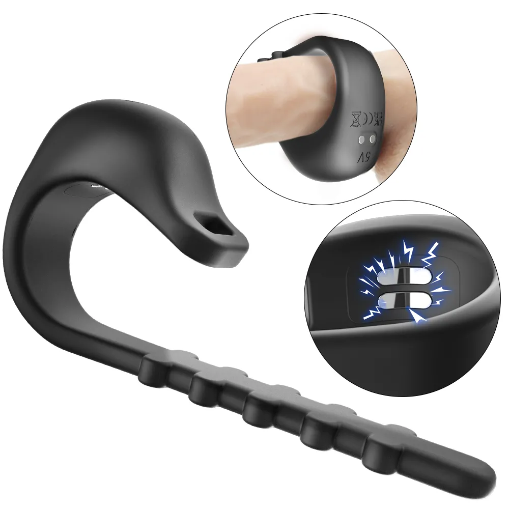 Lightning Ring Şarjlı Güçlü Titreşimli Gen...