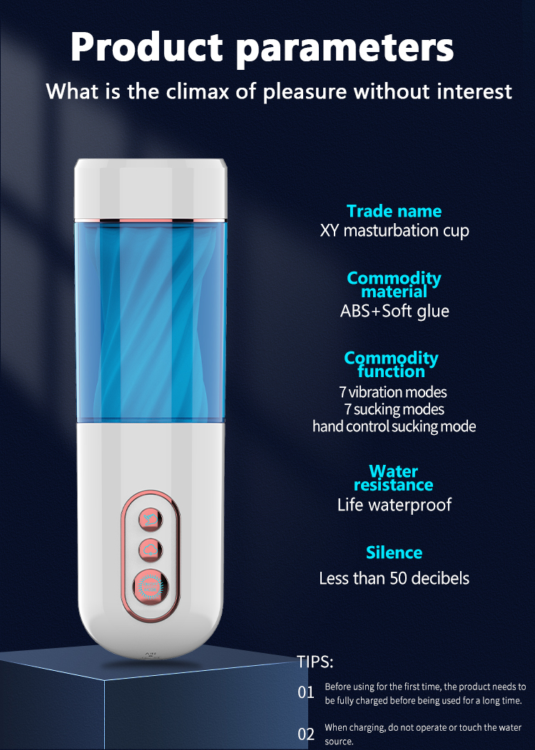 M20 - Şarjlı Güçlü Titreşimli ve Emiş Modlu Ultra Realistik Dokulu Otomatik Suni Vajina Mastürbatör