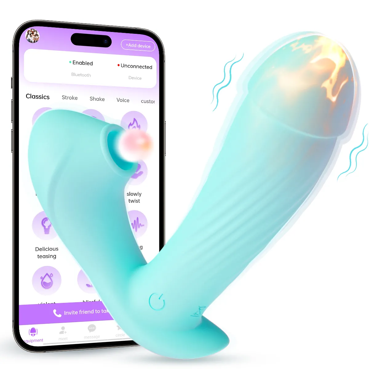 M7 Şarjlı Telefon Kontrollü Isıtmalı G-Spo...