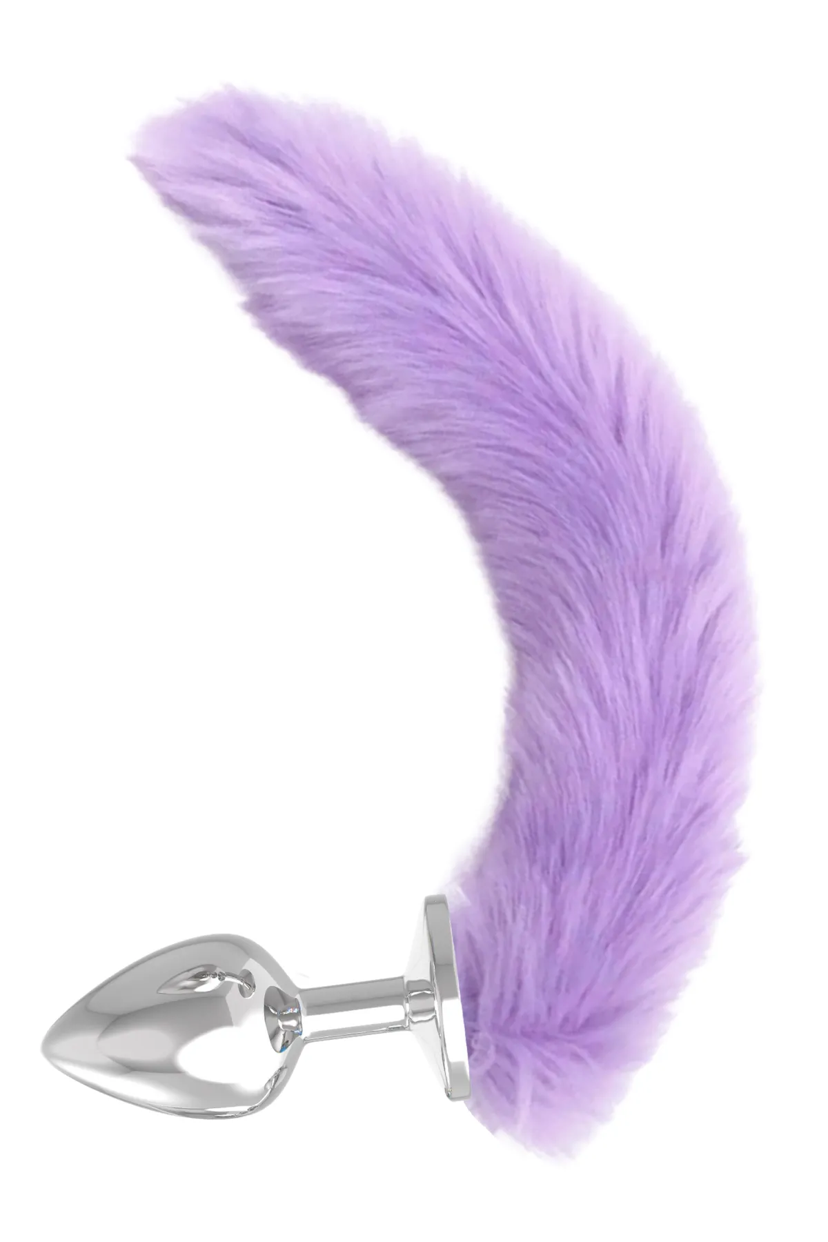 Paslanmaz Çelik Lila Uzun Kedi Kuyruklu Pü...