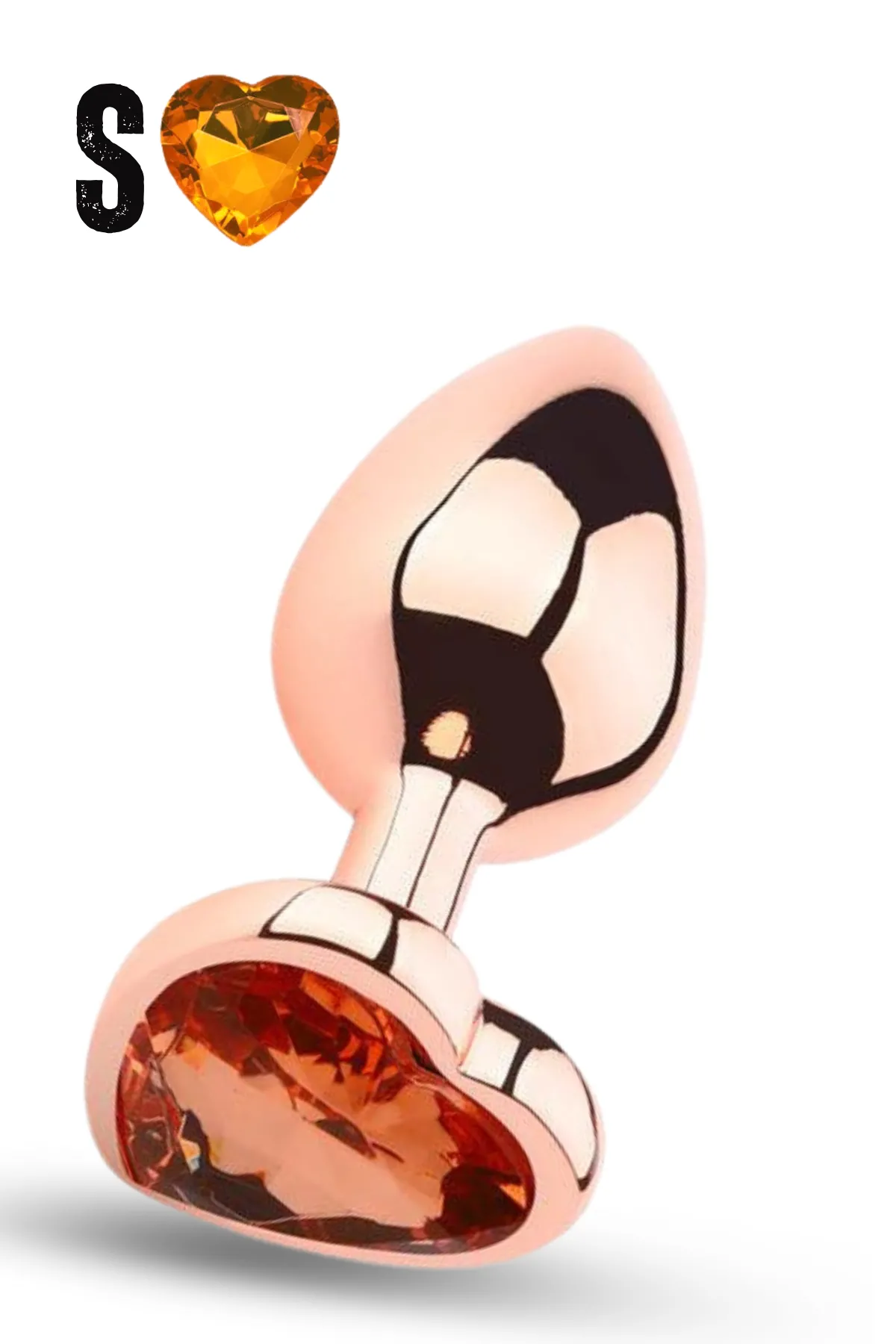 Paslanmaz Çelik Rose Gold Kalpli Mücevher ...