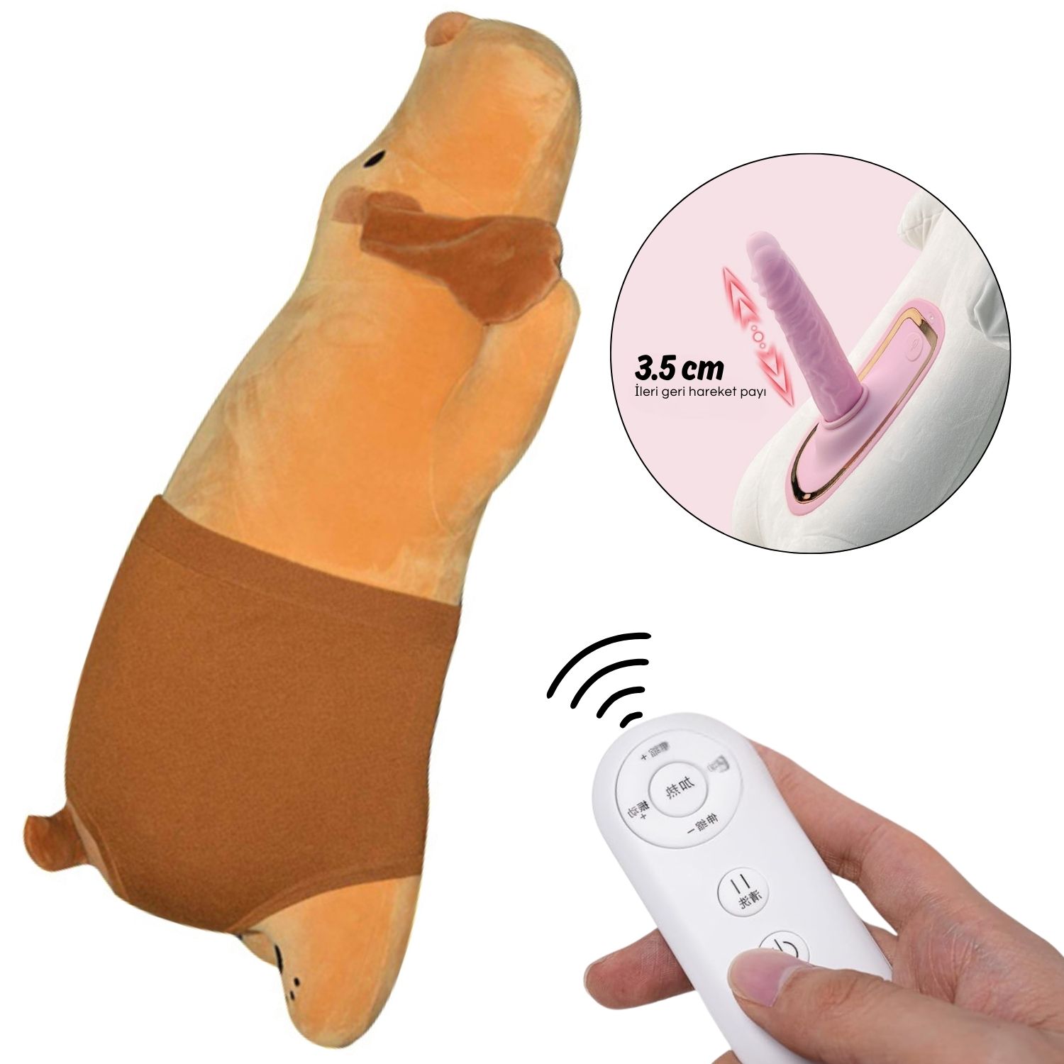 Plush Dog Sex Machine - Şarjlı Kumandalı İ...