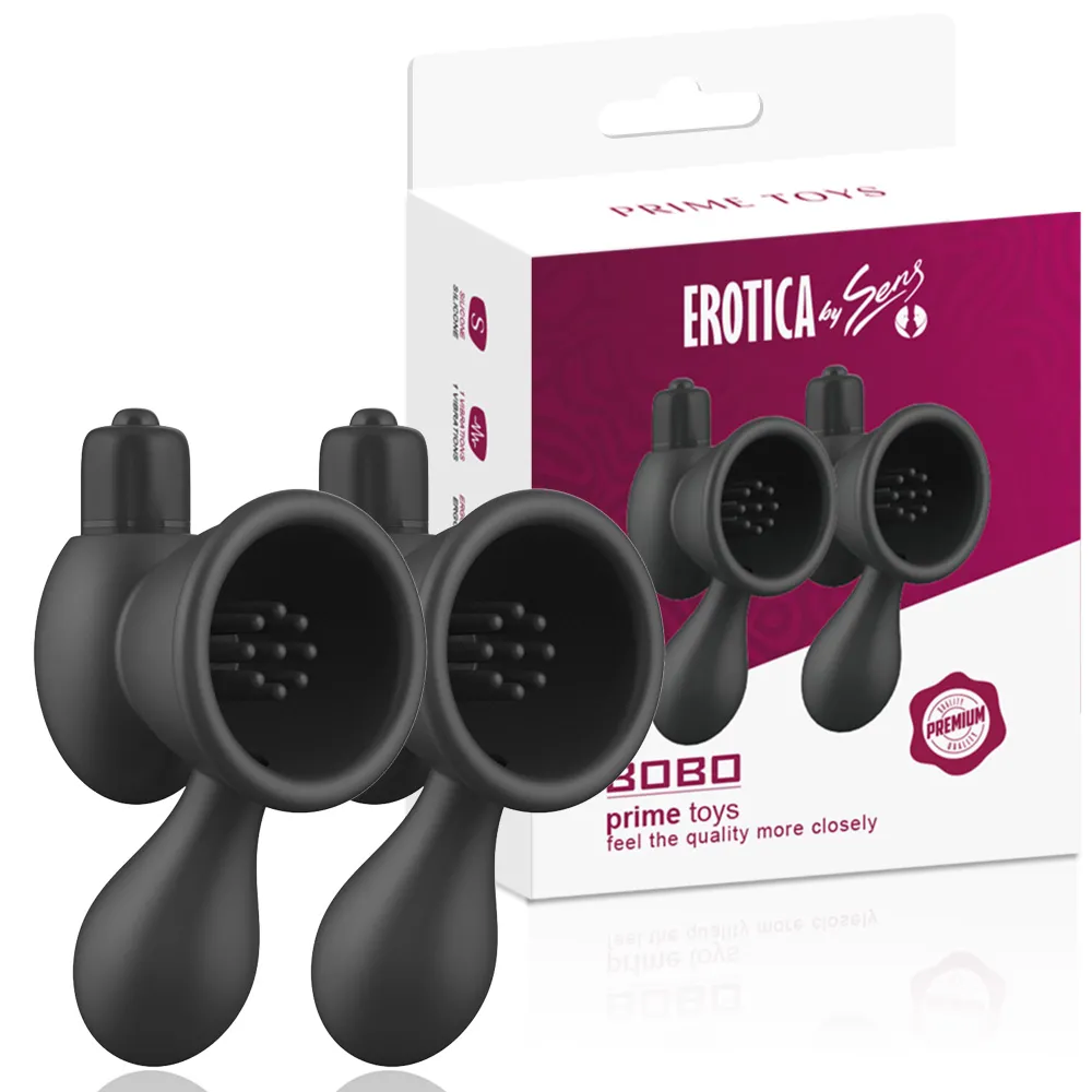 Bobo Güçlü Titreşimli Meme Ucu Emiş Özelli...