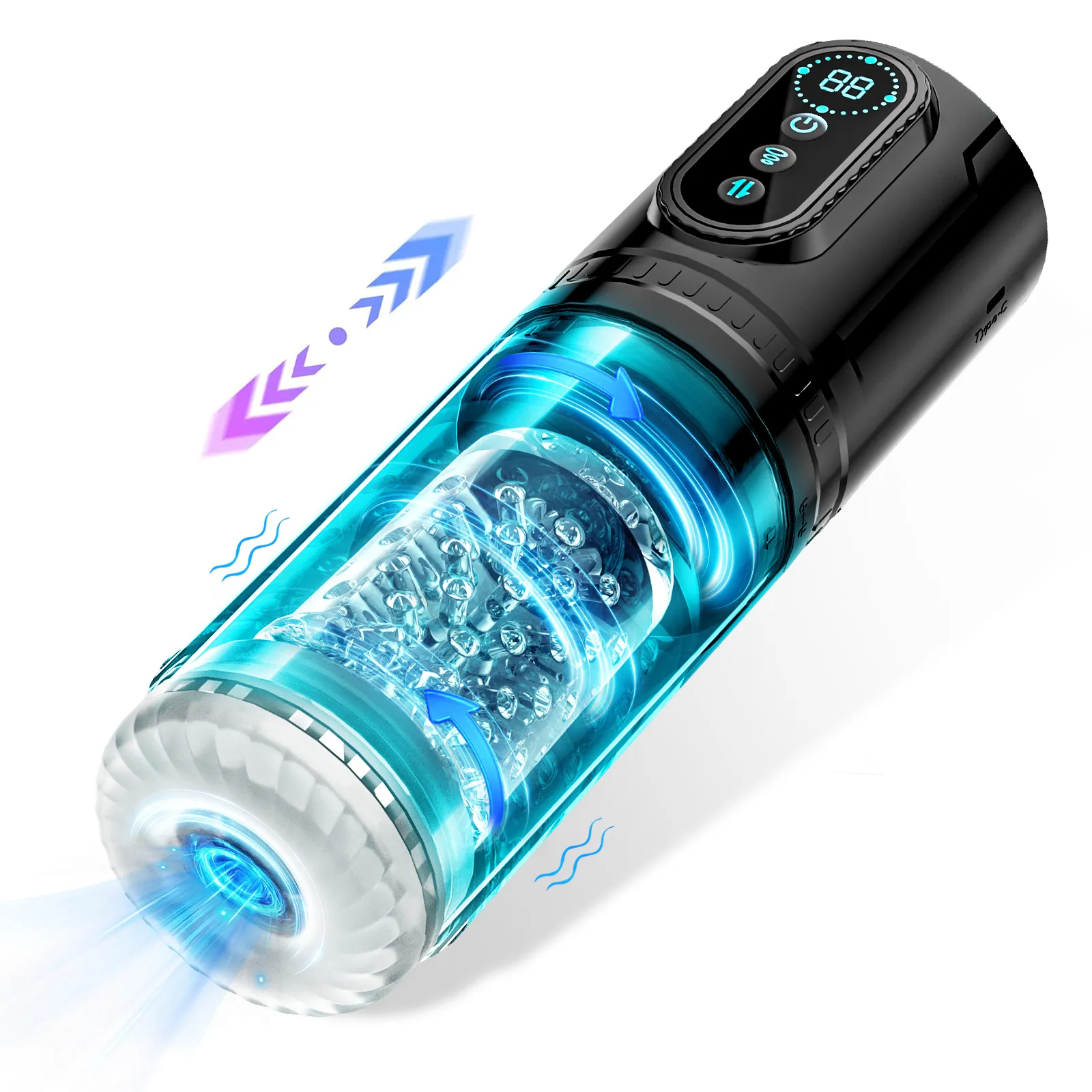 Şarjlı İleri Geri ve Dönme Hareketli ve Em...