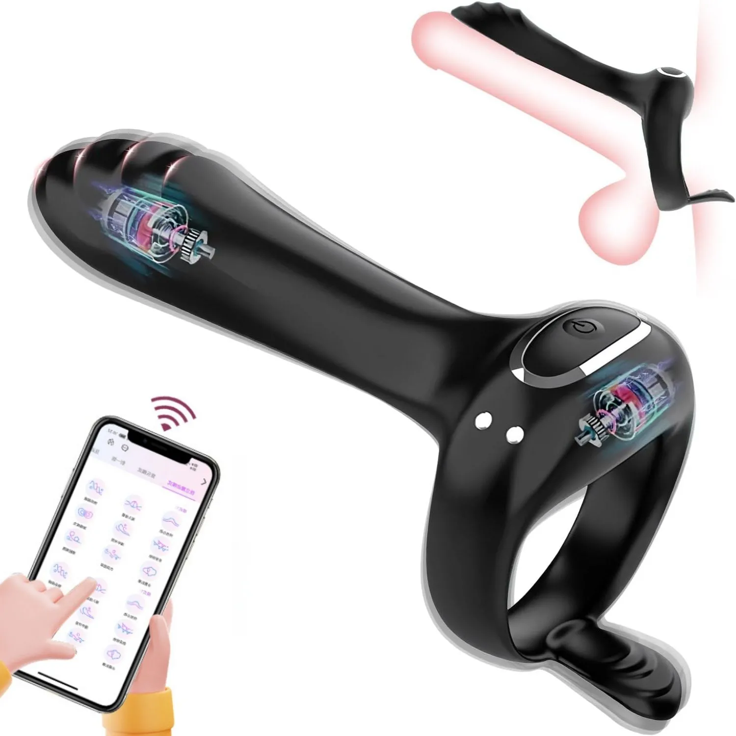 Şarjlı Telefon Kontrollü Perine Uyarıcı Kı...