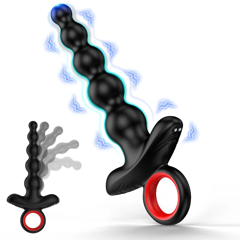 Şarjlı Tutma Aparatlı Anal Beads Eğilebili...