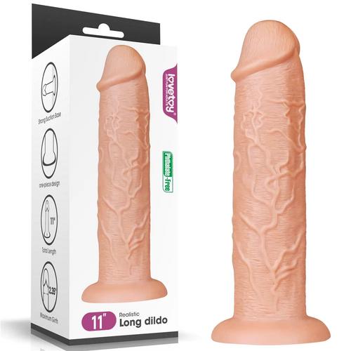 28 CM Gerçekçi Kalın Anal Fisting Dildo - Realistic Long Dildo