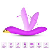 FLAMINGO Şarjlı Esnek G Spot Uyarıcı Çok Açılı Vibratör - Mor