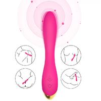 FLAMINGO Şarjlı Esnek G Spot Uyarıcı Çok Açılı Vibratör - Pembe