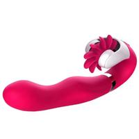 FLIRT Dönebilen Dil Klitoris Uyarıcı ve G-Spot Uyarıcı 2 in 1 Vibratör