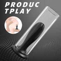 GENE Güçlü Vantuzlu Dong Silikon Anal Plug 