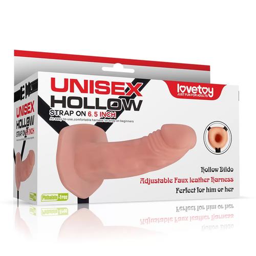  İçi Boş Belden Bağlamalı Realistik Penis - Unisex Hollow Strap On