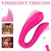 MERMAID RCT Kablosuz Kumandalı U TYPE Çiftlere Özel 2 in 1 Vibratör