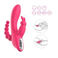 OLEY Üçlü Tavşan Vibratör - Pembe