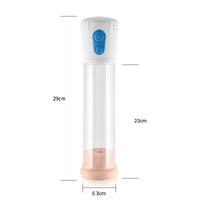 Pilli Otomatik Pro Penis Pompası Vajina Başlıklı Beyaz - Maximizer Worx VX4