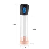 Pilli Otomatik Pro Penis Pompası Vajina Başlıklı Siyah - Maximizer Worx VX4