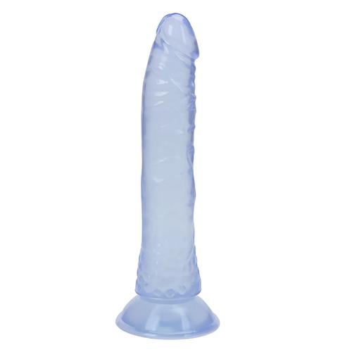 PRETTY BOY Dildo Jel Dokulu Testissiz Yumuşak Penis 20 CM - Blue