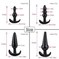 ANAL PLUG SET 4 Boyutlu Silikon Anal Tıkaç Kiti - Siyah