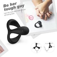 BLACK RIDER Silikon Testis ve Penis Halkası