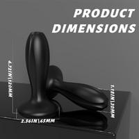 GENE Güçlü Vantuzlu Dong Silikon Anal Plug 