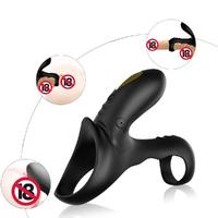 RANGER PRO Klitoris ve G Nokta Uyarıcı Testis ve Penis Halkası - Siyah
