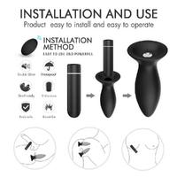 ROAR RCT Kablosuz Kumandalı Vantuzlu Titreşimli Anal Plug Set