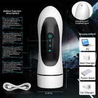Traveler 1 Generation - Akıllı Isıtmalı İnleme Sesli İleri Geri Hareketli Emiş ve Titreşim Özellikli Suni Vajina Otomatik Mastürbatör
