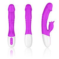A1 - Şarjlı Akıllı Isıtmalı Güçlü Titreşimli ve Dil Hareketli G-Spot ve Klitoris Uyarıcı Yapay Penis Rabbit Vibratör