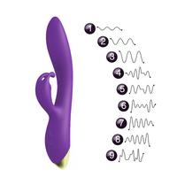 BONNIE Klitoris ve G Spot Uyarıcı Rabbit Vibratör - Mor