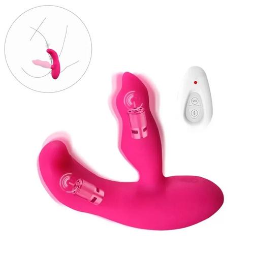 IRMA Kablosuz Kumandalı G-Spot ve Klitoris Uyarıcı 2 in 1 Lay-On Vibratör