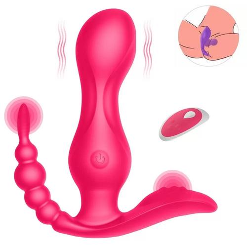JAIN Kablosuz Kumandalı G-Spot Anal ve Klitoris Uyarıcı Külot İçi Giyilebilir 3 in 1 Vibratör