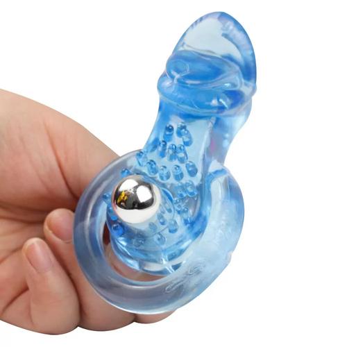 LICK Titreşimli Klitoris Uyarıcı Silikon Testis ve Penis Halkası