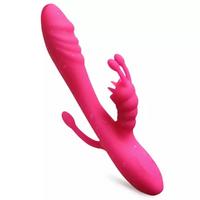 LUST Triple Curve Klitoris Anal ve G-Spot Uyarıcı Isıtmalı 3 in 1 Rabbit Dil Vibratör