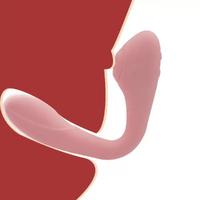 MILRA Şarjlı G-Spot Uyarıcı ve Klitoris Emiş Güçlü Kıkırdaklı Bükülebilir Vibratör - Pembe