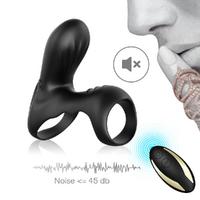 RANGER Klitoris ve G Nokta Uyarıcı Testis ve Penis Halkası - Siyah
