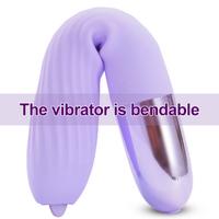 V1 - Şarjlı Akıllı Isıtma Özellikli Bükülebilir Güçlü Titreşimli G-Spot ve Klitoris Uyarıcı Dil Vibratör