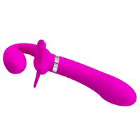 VALERIE Giyilebilir Klitoris Uyarıcı Strapless Strap-On 2 in 1 Couple Vibratör Dildo