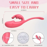 Şarjlı G Nokta Klitoris Uyarıcı ve Erkek Perine Uyarıcı Çift Motorlu Mini Rabbit Çift Vibratörü Şarjlı G Nokta Klitoris Uyarıcı ve Erkek Perine Uyarıcı Çift Motorlu Mini Rabbit Çift Vibratörü