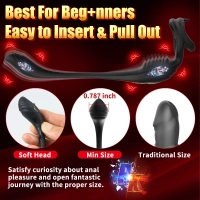 Şarjlı Testis ve Penis Halkalı Güçlü Titreşimli Çift Motorlu Perine ve Prostat Uyarıcı Vibratör Şarjlı Testis ve Penis Halkalı Güçlü Titreşimli Çift Motorlu Perine ve Prostat Uyarıcı Vibratör